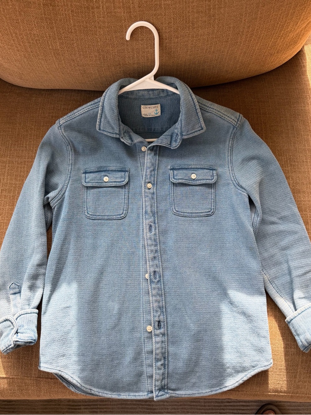 Crewcuts Pale Blue Casual Button-Down Shirt
